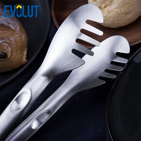 2 1 Nylon Grip Flip Tongs Egg Spatula  Accesorios de cocina Accesorios-2 1  Tongs - Aliexpress