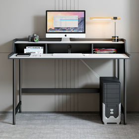 Bureau d'ordinateur,Table de Bureau avec tiroirs Bureau d'écriture d'étude  pour la Maison