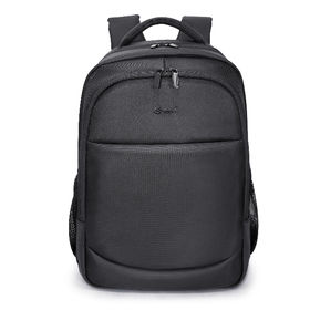 china odm leather backpack computer bag black ODM Leather Backpack and zipper closure with silver hardware Oem/odm 18 Inch Rolling Backpack