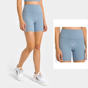 Women's Sports Shorts Sexy Print Soft High Waist Fitness Yoga Short Cycling Trainer Gym Workout