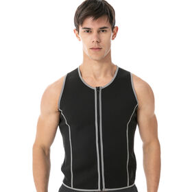 Sauna Men's Neoprene Vest for Exercise and Heat Training