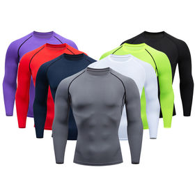 Chemise de course respirante à séchage rapide pour hommes, t-shirt