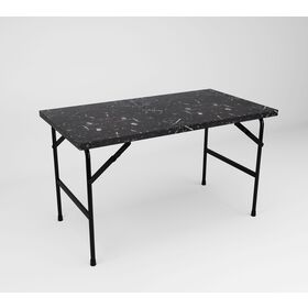 Table bureau pliante grise, table de bureau pliable, bureau pliant design
