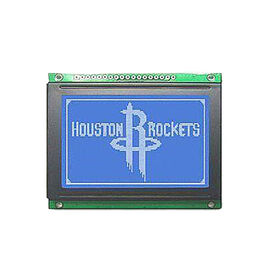 0801a Character Lcd Module With Led Backlight, Black On Yellow