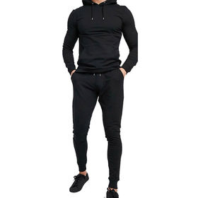Buy China Wholesale High Quality Men Two Piece Tracksuit Custom Crewneck  Fleece Jogger Sweat Suits Men & Men Track Suit $1.35