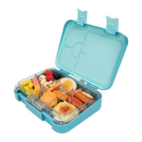 Aohea Tritan Bento Box with Sections Kids School Bento Lunch Box