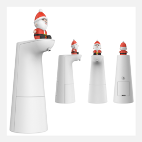 Xmas Bathroom Set Gifts Bottle Soap Dispenser Santa Claus Kids Foaming Soap Dispenser 250ML FCC