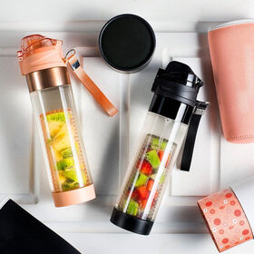 Amazon Bestseller: Wasserflasche mit Fruchteinsatz und Filter