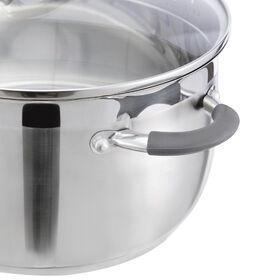 Dual Sided Soup Stockpot with Divider Kitchenware Cookware