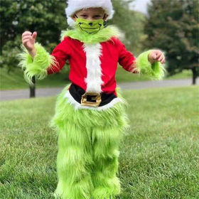Deguisement Le Grinch Adulte Aunaeyw Costume De Père Noël Pour Deguisement Le Grinch Adulte Aunaeyw Costume De Père Noël Pour
