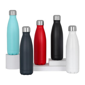 500ml cola shaped stainless steel vacuum thermos custom double wall water flask oem