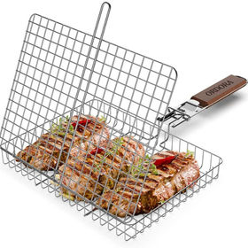 Compact Basket Robust Collapsible Galvanized Steel Wire Fish