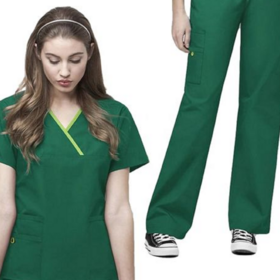 Buy Poly/cotton Unisex Stylish Medical Scrubs Nursing Uniform from Shenzhen  Goldjade Finery Co., Ltd., China