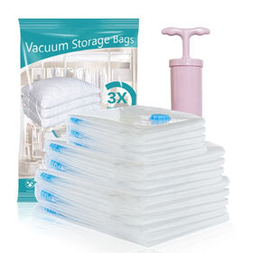 Reusable Vacuum Storage Bags, 3 Pack