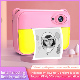 Digital cameras, Children's camera color HD photographing video thermal printing Polaroid