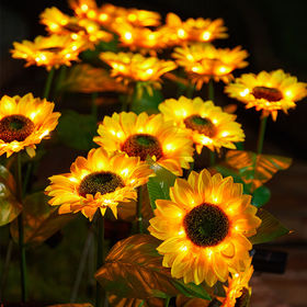 Solar-Lichterkette „Sonnenblume“