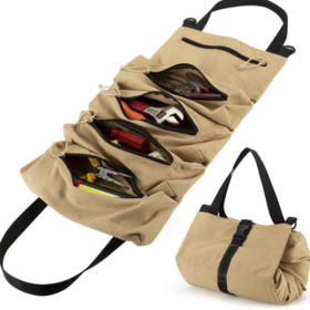 Tool Bag Multi-Purpose Tool Roll Bag Wrench Roll Pouch Hanging