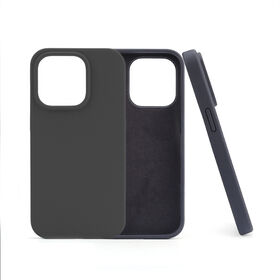 Coque de Téléphone en Silicone Liquide avec Doublure Microfibre pour iPhone 13 Pro - Vente en Gros
