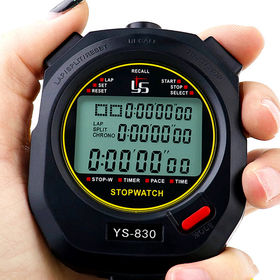 Cronómetro de bolsillo impermeable, cronómetro deportivo Digital  profesional, cronómetro LCD, cronómetro