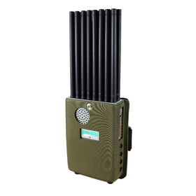 World First 18 Bands with LCD Display and Nylon Cover Portable 2G 3G 4G 5G Jammer up to 25 meters