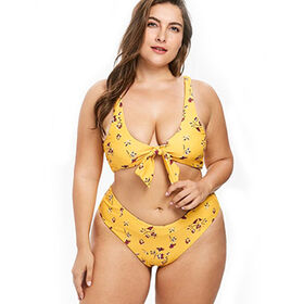 Acheter Femmes grande taille maillot de bain taille haute Bikini maillots  de bain femme deux pièces maillots de bain imprimé Bikinis ensemble maillot  de bain