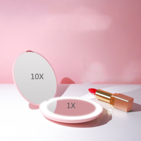 Achetez en gros Haute Qualité Logo Personnalisé De Poche Rose Maquillage  Compact Pliant Voyage Portable Avec Led Lumière Maquillage Miroir De Poche  Chine et Miroir De Maquillage Avec Lumière à 6.4 USD