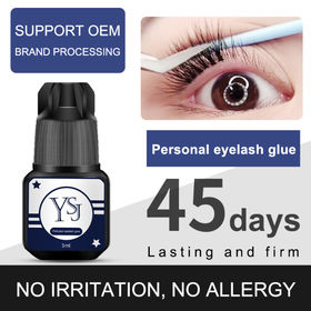 Eyelash Glue Wholesale TRANSPARENT /private Label Eyelash Glue/ Bulk/waterproof  Lash Glue/eyelash Adhesive /latex Free /brush on Lash Glue 