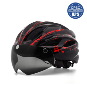 Helm Sepeda Ultralight dengan Lampu Belakang untuk Sepeda Gunung dan Sepeda Motor - Keselamatan Outdoor