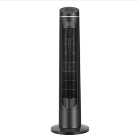 Ventilador de Torre Silencioso de 29 pulgadas con Pedestal, Ventilador sin Aspas para Dormitorio, Ahorro de Espacio, Ventilador de Torre