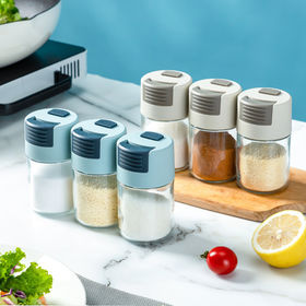 Buy Wholesale China Household Kitchen Seasoning Box Jar Transparent Salt  Pepper Spice Sprayer Storage Container & Spice Jars at USD 1.71