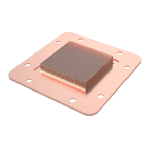 Disipador de calor de alta calidad personalizado al por mayor, placa fría, disipador de calor de aleta de cobre personalizado, disipador de calor de cobre