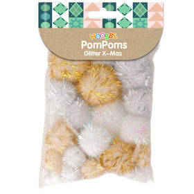 Glitter Pom Poms Value Pack, Hobby Lobby