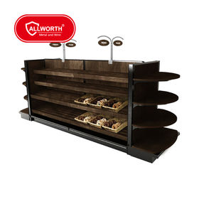 BREAD DISPLAY RACK / 5 SHELF / LIGHT WOOD