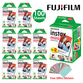 300 Pcs Film Autocollant Ensemble Coloré Film Autocollant Cadre Photo  Autocollant Coloré Mini Film Autocollant Coloré Papier Cadre pour Fujifilm  Mini