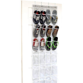 12 Large Pockets Hanging Shoe Organizer Over The Door Shoe Rack for Closet  Door Storage Mesh Shoe Holder Hanger for Men 