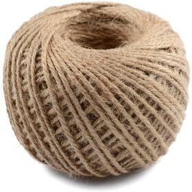 1 Roll 4mm Jute Twine 3-strand DIY Strong Jute Rope Decorative Packaging  String for Gifts Crafts (100m/Roll)