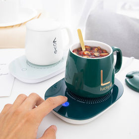 Electric Coffee Mug Warmer for Desk Milk Tea Coffee Cup Warmer Plate for  Office Home Use With Auto Shut Off Home Appliances 220V