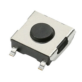 Interruptor de botão de toque (tact switch) 50mA/12V DC/6.2x6.2/4 pinos