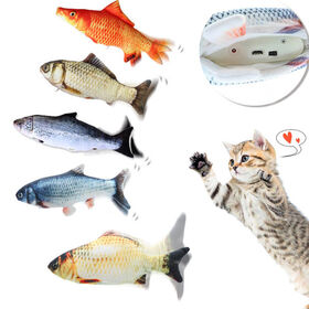 30cm USB Electric Charging Simulation Dancing Jumping Moving Fish Cat Toys  - China Pet Products and Pet Accessories price