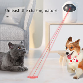 Chat Laser Jouet Pointeur De Lumiere Led Rouge Jouets Interactifs Pour Chats  D'Interieur Chiens Longue