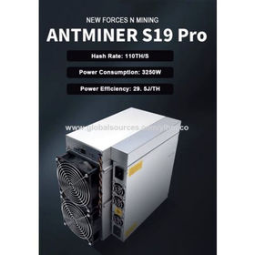 Bitmain Antminer S19 Pro 110T 3250w Bitcoin Miner USED 30 days