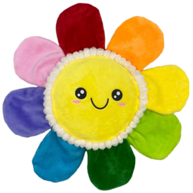 Knisterndes Plüsch-Kau-Spielzeug für Haustiere, Quietschspielzeug für Hunde, weiche Blume, Sonnenblume