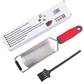 Kitchen Graters set of 3, Stainless Steel Zester,  Chocolate-Garlic-Ginger-Nutmeg-Coconut-Spice-Parmesan Cheese