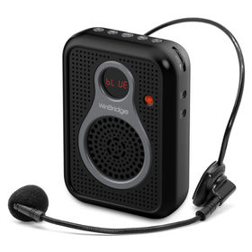 Amplificador de voz de 18 W, micrófono portátil y juego de altavoces,  altavoz personal con micrófono con cable y cintura, sistema mini Pa  impermeable