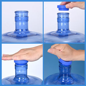 5 pièces bouchon de bouteille d'eau réutilisable sans déversement