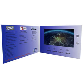 lcd screen brochure manufacturer
