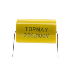 1.4UR Metallized Polyester Film Capacitor with 100/160/250/400/630V Rated Voltage