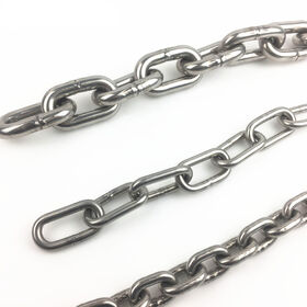 Welded Heavy Duty Steel Chain - 25 links x 24” Long with 2 Snap Hooks