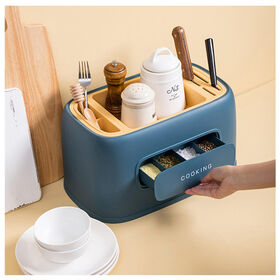 Ecoco Wall-mounted Kitchen Knife Storage Container Cutlery