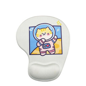 Repose-Poignet Souris En Mousse PU Animé - 6,5x12,5 Cm - Anti-Stress Et Ergonomique Pour Bureau